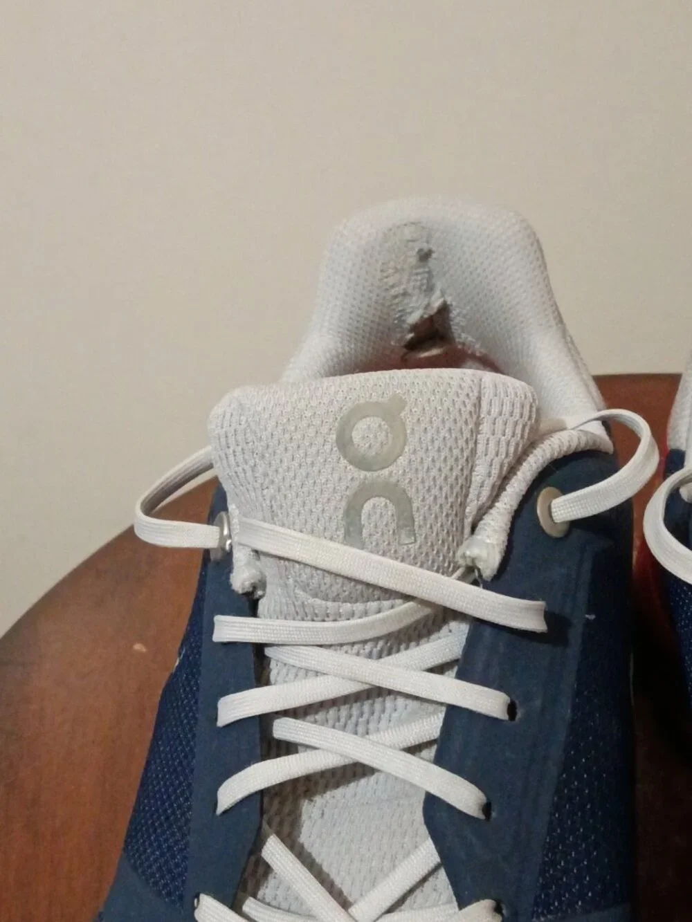 On Cloud Cloudflyer Mens Running Shoe 10.5 Blue Rust Sneaker Swiss Engineering - Picture 10 of 14
